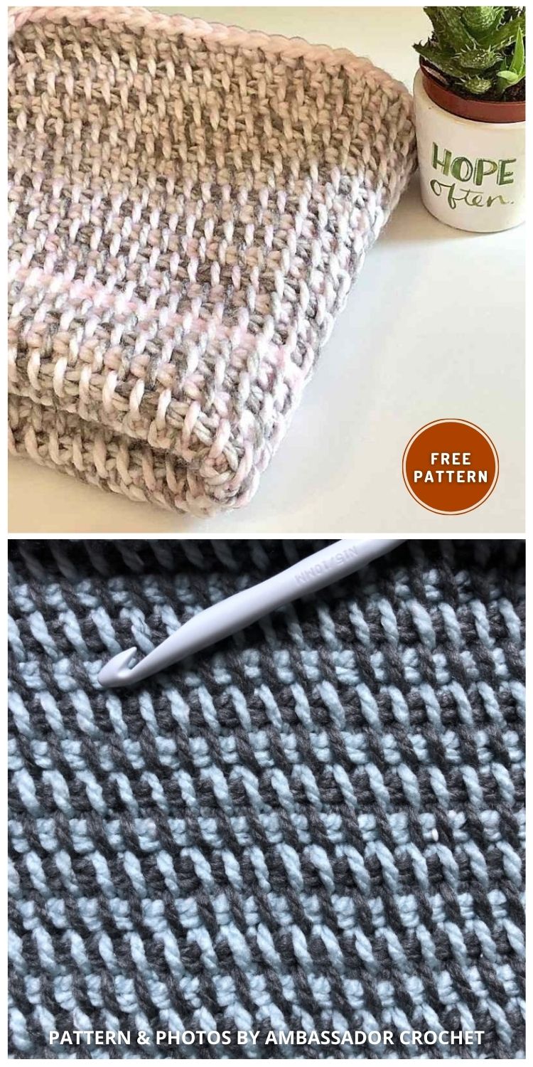 Lexi Tunisian Preemie Blanket - 6 Free Crochet Tunisian Blanket Patterns You Have To Try