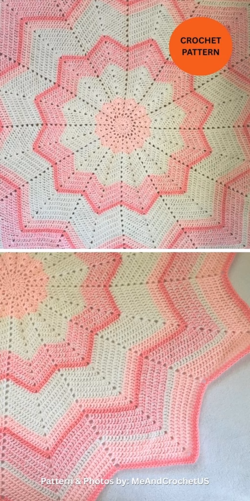 Crochet Star Blanket - 9 Best Crochet Star Shaped Blanket Patterns
