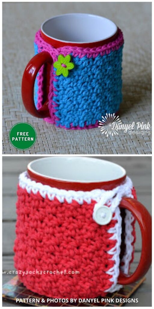 Grandma Mae's Mug Cozy - 6 Free Crochet Grandma Gift Patterns To Make