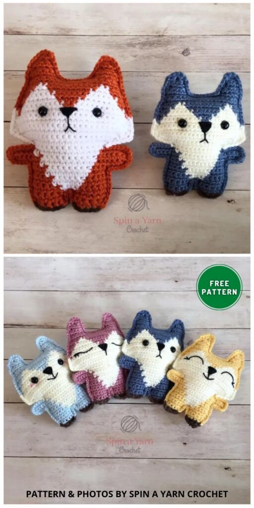 Pocket Fox Crochet Pattern - 8 Crochet Fox Blanket & Toy Patterns For Your Baby