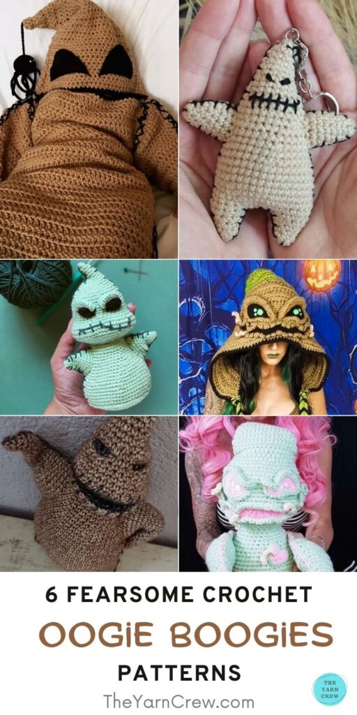 6 Fearsome Crochet Oogie Boogie Patterns PIN 3