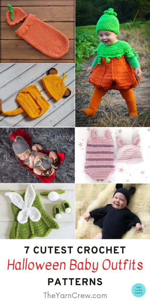 7 Cutest Crochet Halloween Baby Outfit Patterns PIN 3