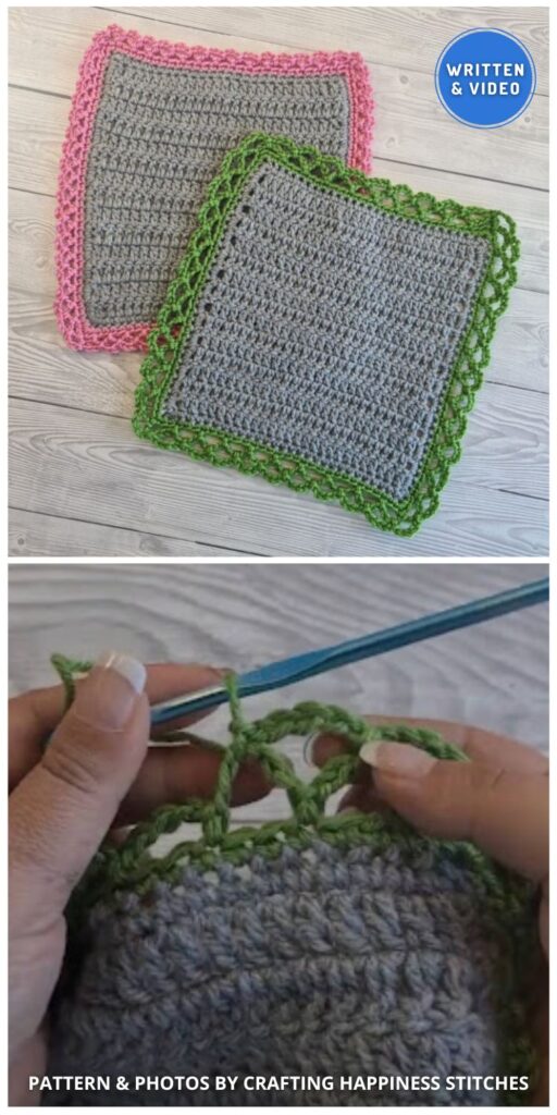 Lacy Border - 8 Crochet Easy Borders For Blanket Tutorials