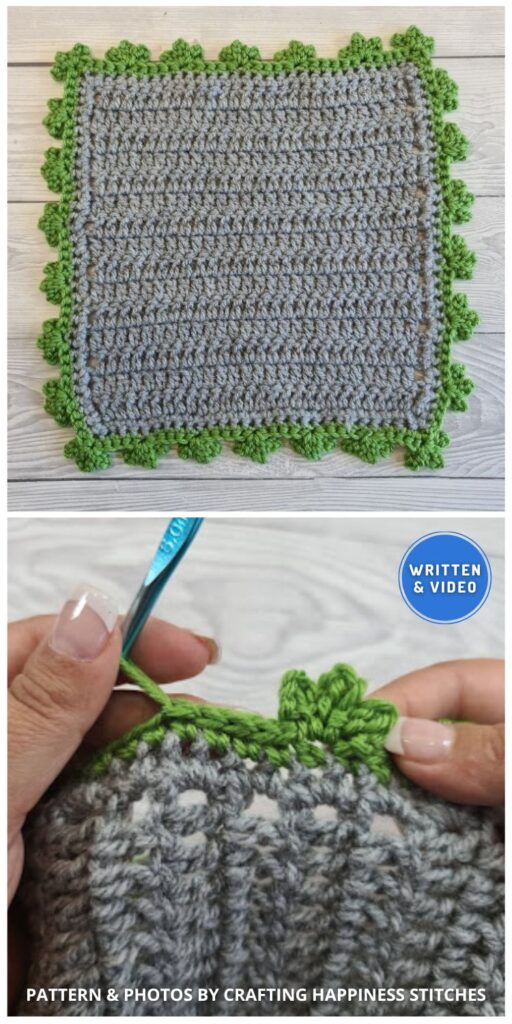 Triple Picot Border - 8 Crochet Easy Borders For Blanket Tutorials