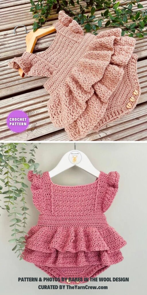 Crochet Pattern Baby Romper - 7 Comfy Crochet Baby Romper Patterns