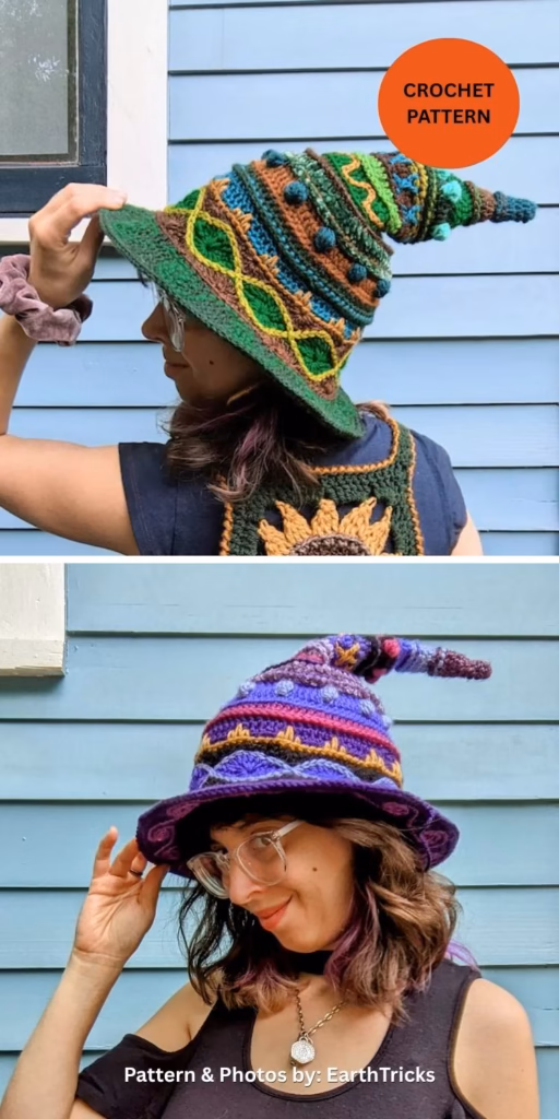 Spellworker Witch's Hat - 6 Magical Crochet Witch Hat Patterns For Halloween