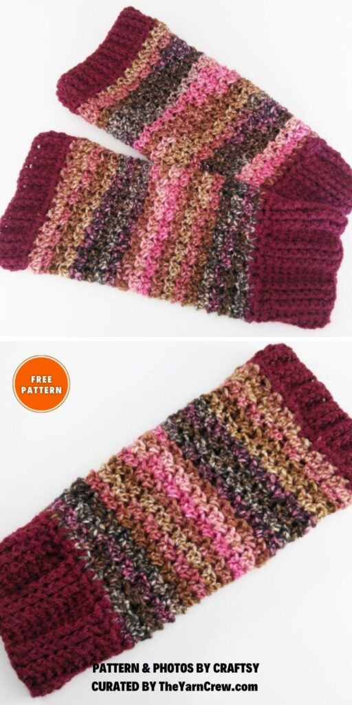 Crochet Legwarmers - 7 Free Crochet Leg Warmer Patterns Perfect For This Winter