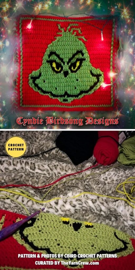 The Grinch - 8 Festive Crochet Christmas Grinch Patterns To Make