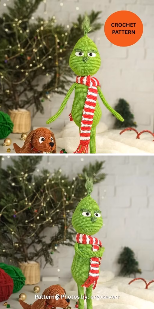 Christmas Thief Grinch - 8 Festive Crochet Christmas Grinch Patterns To Make
