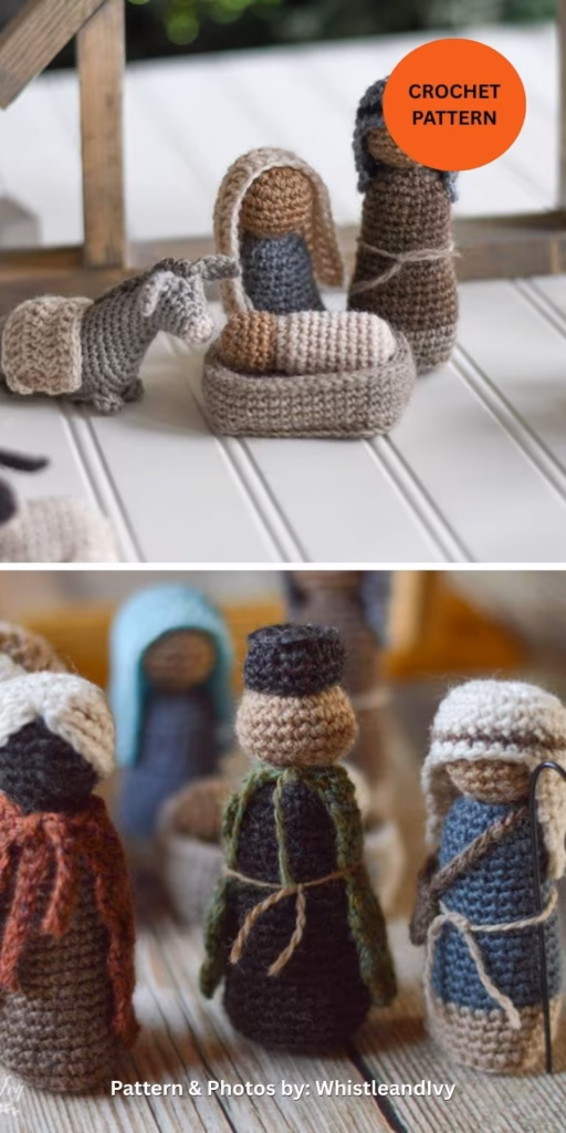 Crochet Nativity Set - 8 Crochet Amigurumi Christmas Nativity Set Patterns