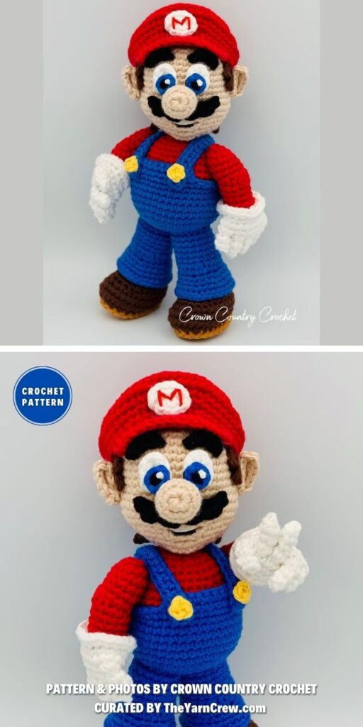 Mario Doll Crochet Pattern - 8 Crochet Super Mario Characters Patterns