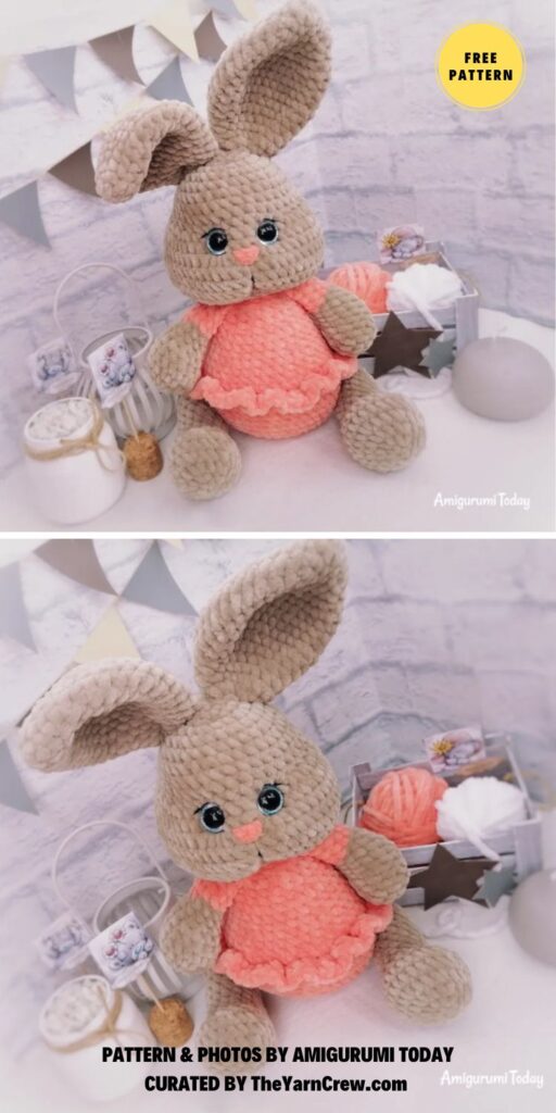 Puffy Bunny Amigurumi Pattern - 6 Best Free Crochet Bunny Pattern Ideas