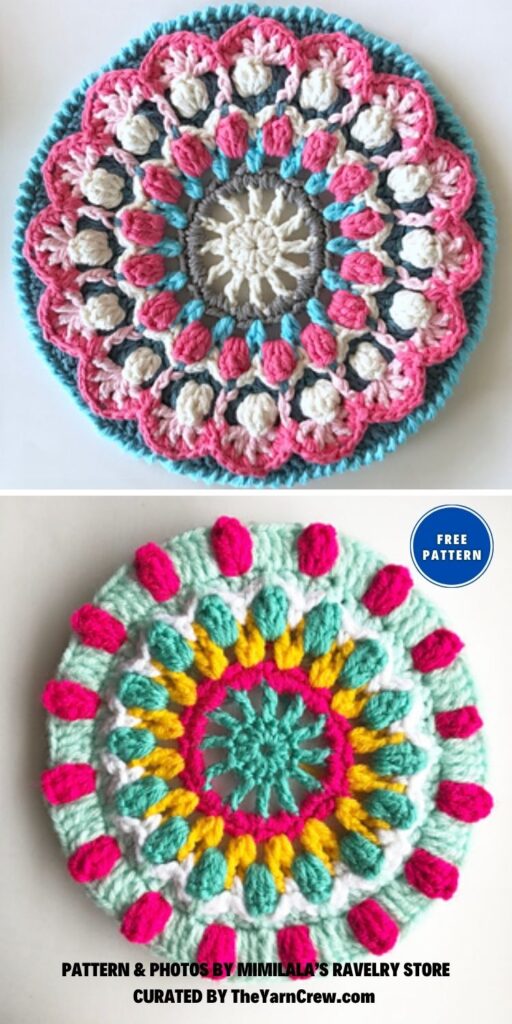 Magic Mandala - 8 Free Beautiful Mandala Crochet Patterns
