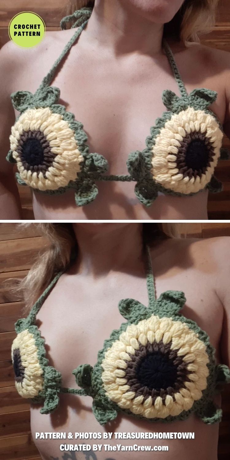 Sora Flower Crochet Bralette main image 1