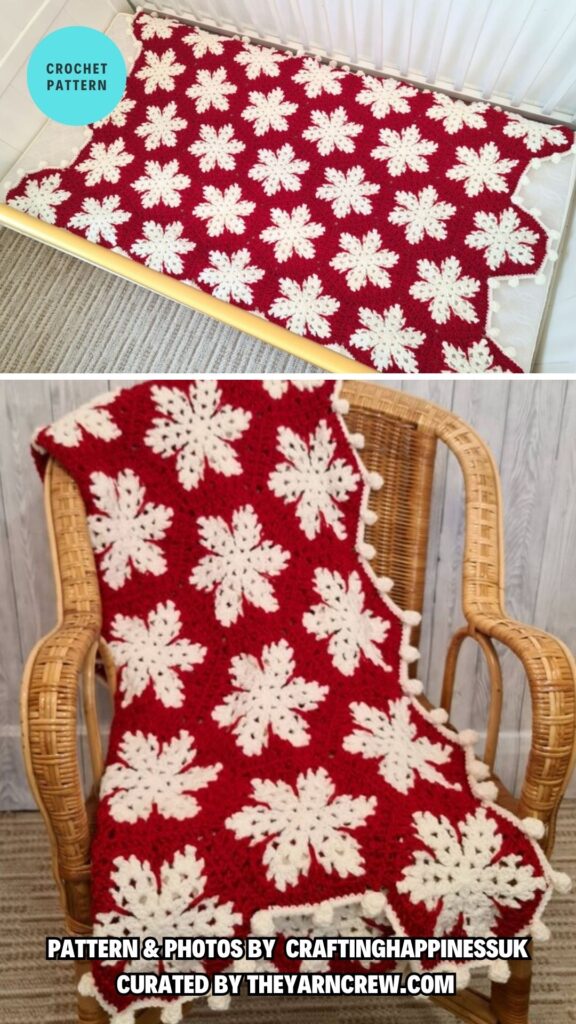 12 Crochet Christmas Blankets Patterns For The Holiday Season The Yarn Crew