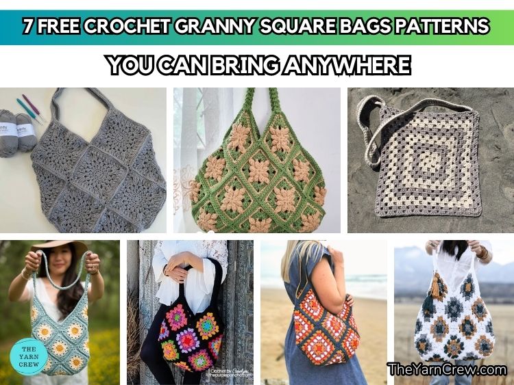 7 Free Granny Square Bags You Can Bring Anywhere The Yarn Crew