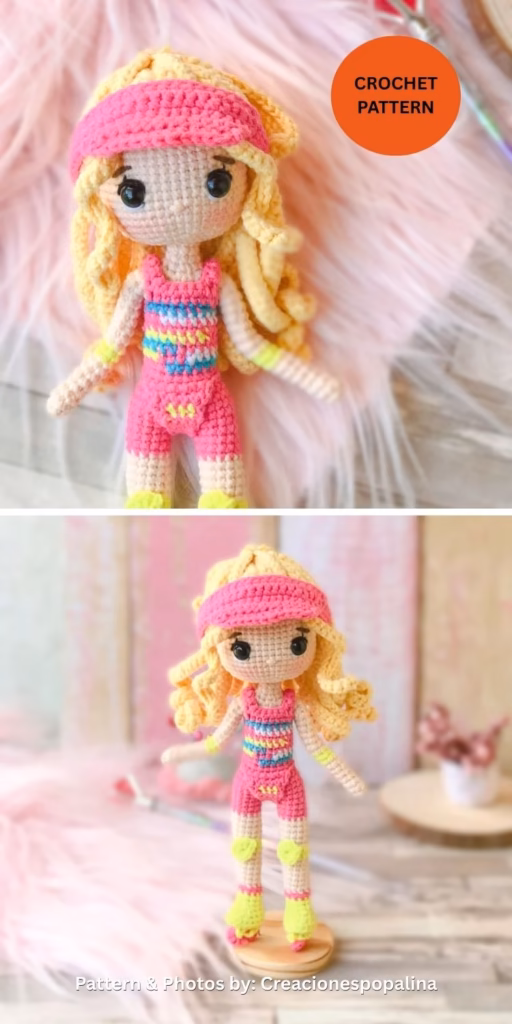 Skater doll amigurumi - Create A Barbieland with 7 Amigurumi Crochet Barbie Doll Patterns