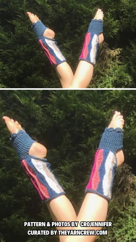 10. Zen Yoga Socks - 12 Easy And Free Crochet Yoga Sock Patterns For Women - The Yarn Crew