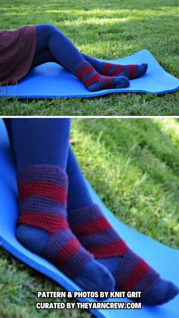 9. Yoga Socks - 12 Easy And Free Crochet Yoga Sock Patterns For Women - The Yarn Crew