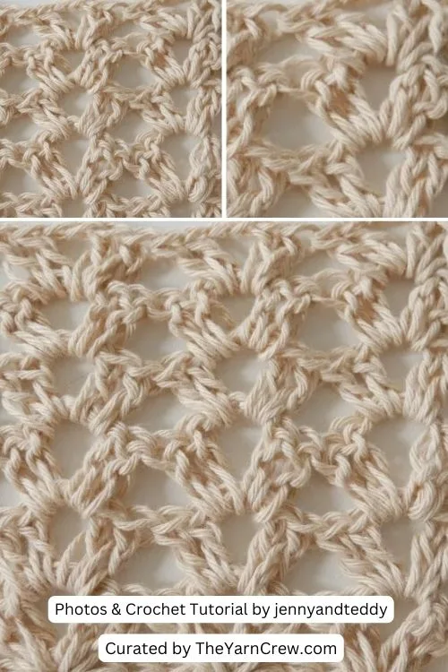 5. Fancy Lace Crochet Stitch - The Yarn Crew