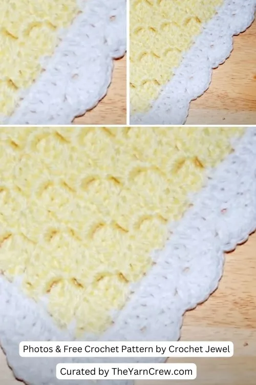 12. Crochet Afghan Shell Border Edging Tutorial - The Yarn Crew