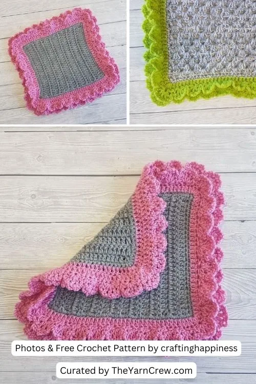 3. Crochet Layered Scallops Border Tutorial - The Yarn Crew