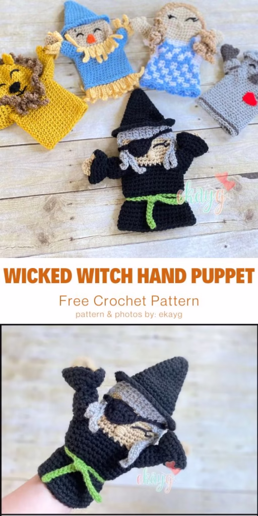 1. Wicked Witch of the West Hand Puppet