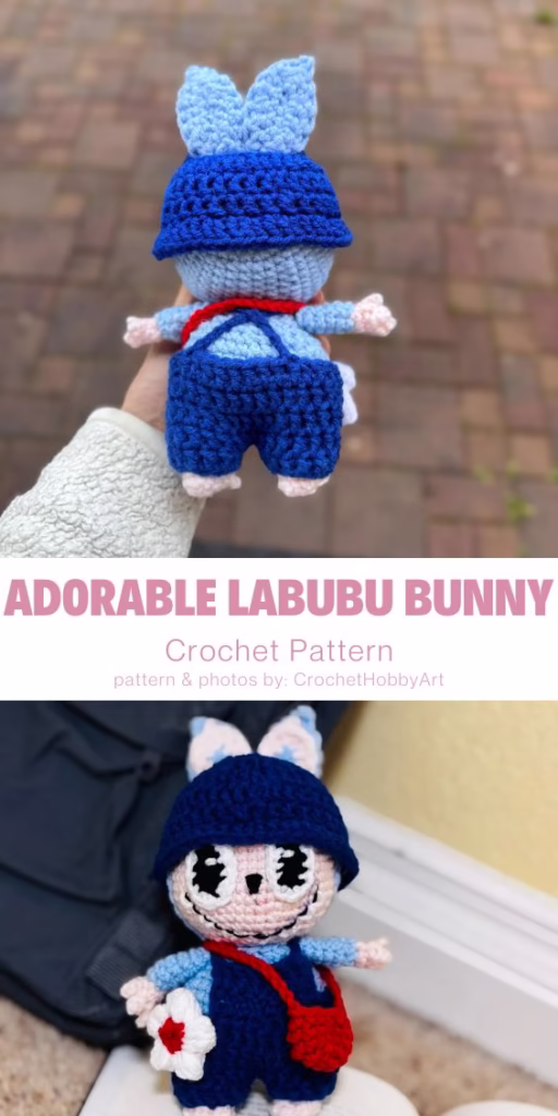 10. Adorable Labubu Bunny Crochet Pattern