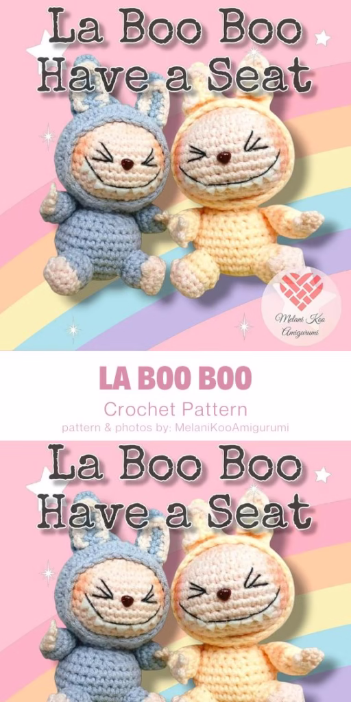 4. La Boo Boo Have a Seat Amigurumi Pattern