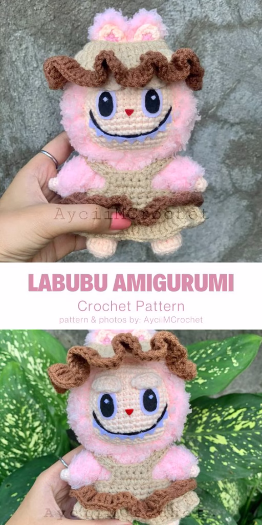 8. Labubu Crochet Amigurumi pattern
