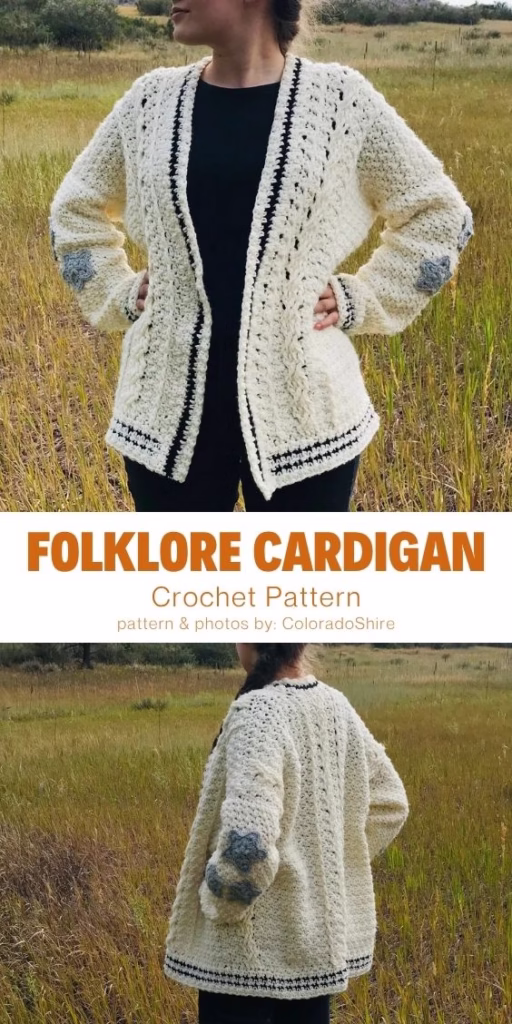 01 - 7 Taylor Swift Inspired Folklore Cardigan Crochet Patterns - The Yarn Crew