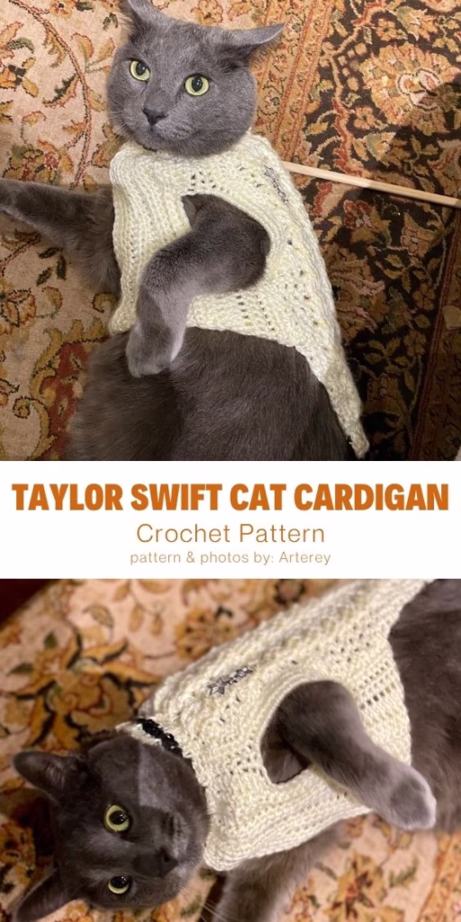 05 - 7 Taylor Swift Inspired Folklore Cardigan Crochet Patterns - The Yarn Crew