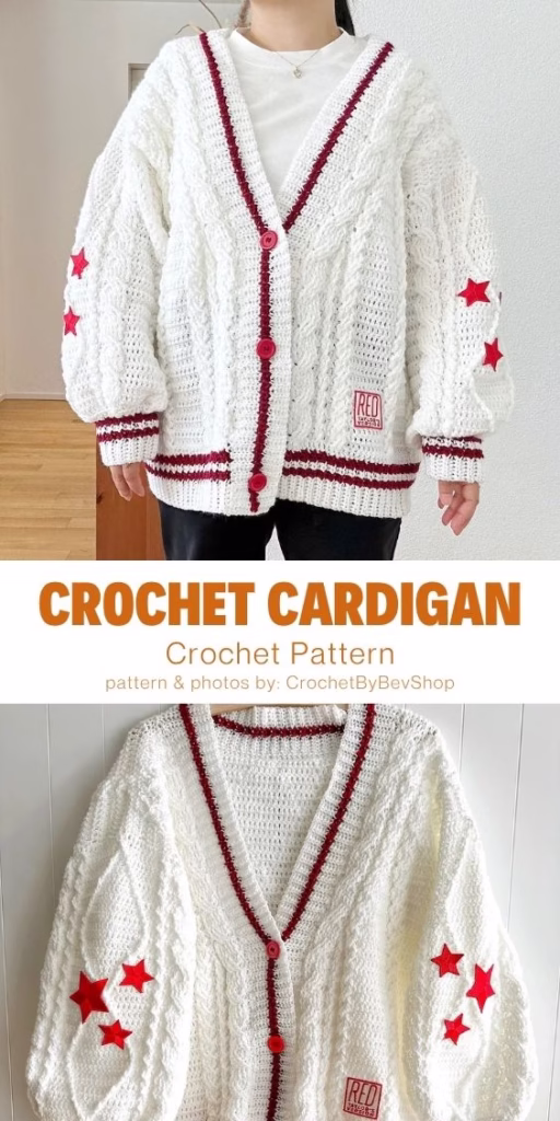 07 - 7 Taylor Swift Inspired Folklore Cardigan Crochet Patterns - The Yarn Crew