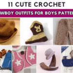 BLOG POSTER - 11 Cute Crochet Cowboy Outfits For Boys - The Yarn Crew