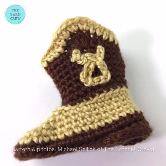 Baby Cowboy Booties - Curated By The Yarn Crew