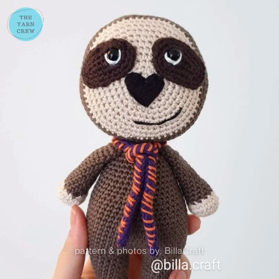 10. Zootopia Flash the Sloth Crochet Doll