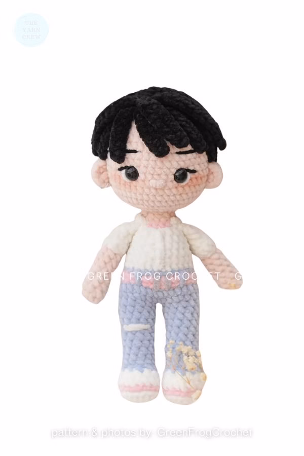 15. K-Pop Demon Hunters Jinu Amigurumi Crochet Pattern - Curated By The Yarn Crew