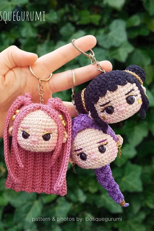 7. Complete K-Pop Demon Hunters Amigurumi Set - Curated By The Yarn Crew