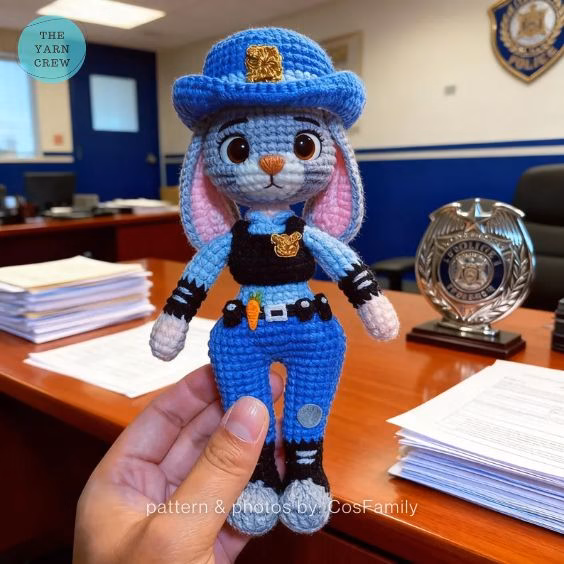 7. Zootopia Inspired Judy Hopps Doll