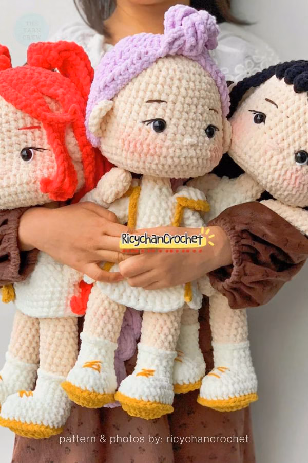 9. Amigurumi Kpop Demon Hunter Dolls