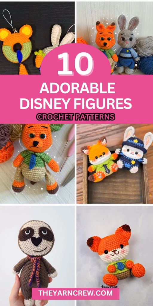 DIY Disney Zootopia Crochet Keychain Tutorial
