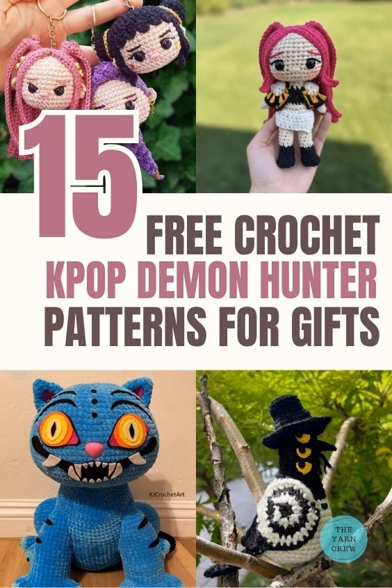 K-Pop Demon Hunters Amigurumi Crochet Pattern - Curated By The Yarn Crew